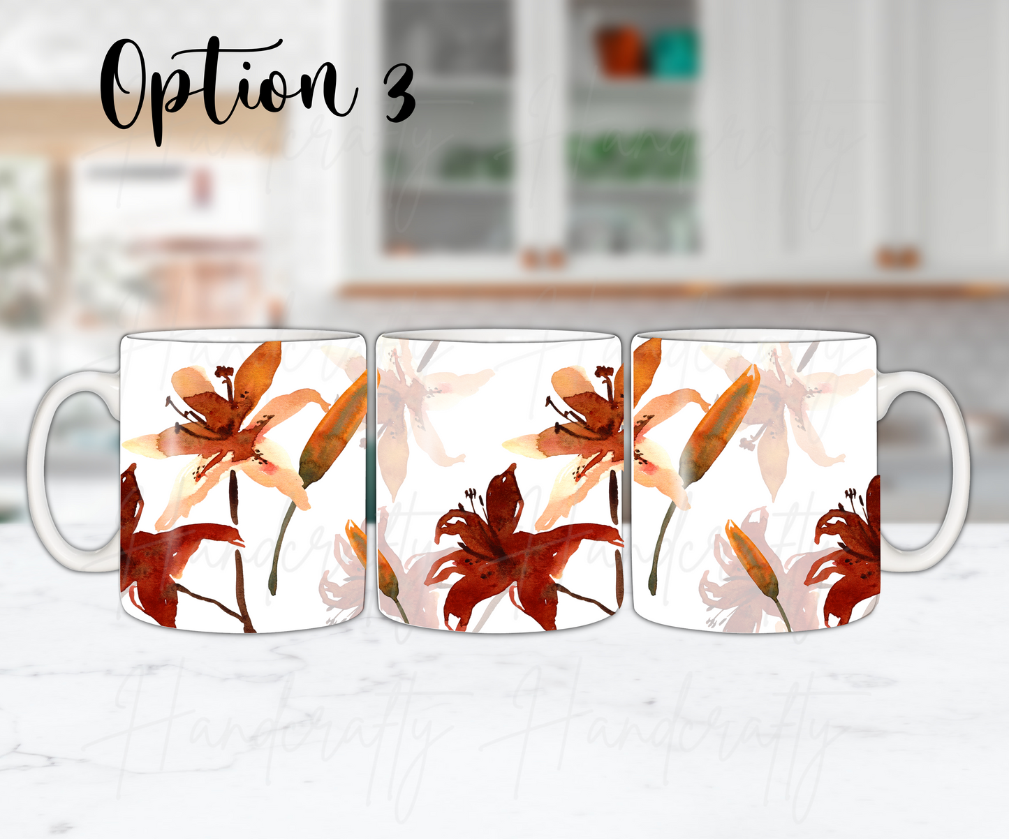 Watercolor flowers coffee mug, flowers coffee mug, beautiful flowers coffee mug