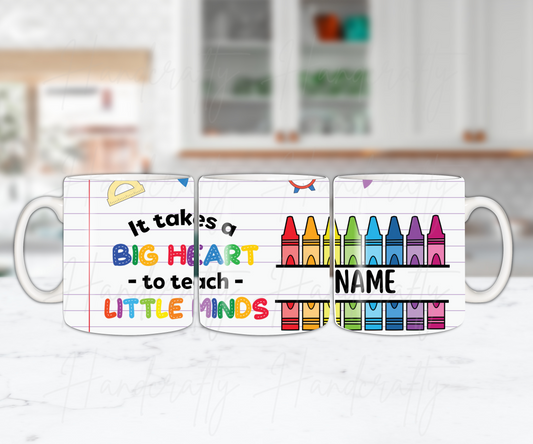 Customizable teacher's coffee mug, personalized teacher's coffee mug, gift for teacher.