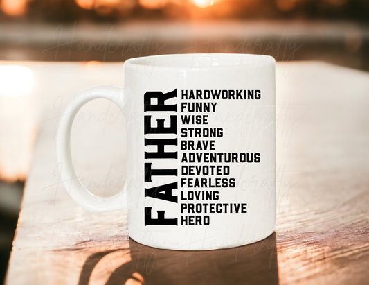 Father's Day mugs, Father's Day gifts, Custom Father's Day mugs, Personalized Father's Day mugs, Best Father's Day mugs, World's Best Dad mug, Super Dad mug, Best Dad Ever mug, #1 Dad mug, Dad life mug, New Dad mug, Funny Father's Day mug, Inspirational Father's Day mug, Cool Dad mug, Dad joke mug, Grandpa mug, Papa mug, Stepdad mug, Custom message mug, Name engraved mug for Dad, custom gifts, personalized gift, gift for dad, appreciation words for dad, appreciation words father