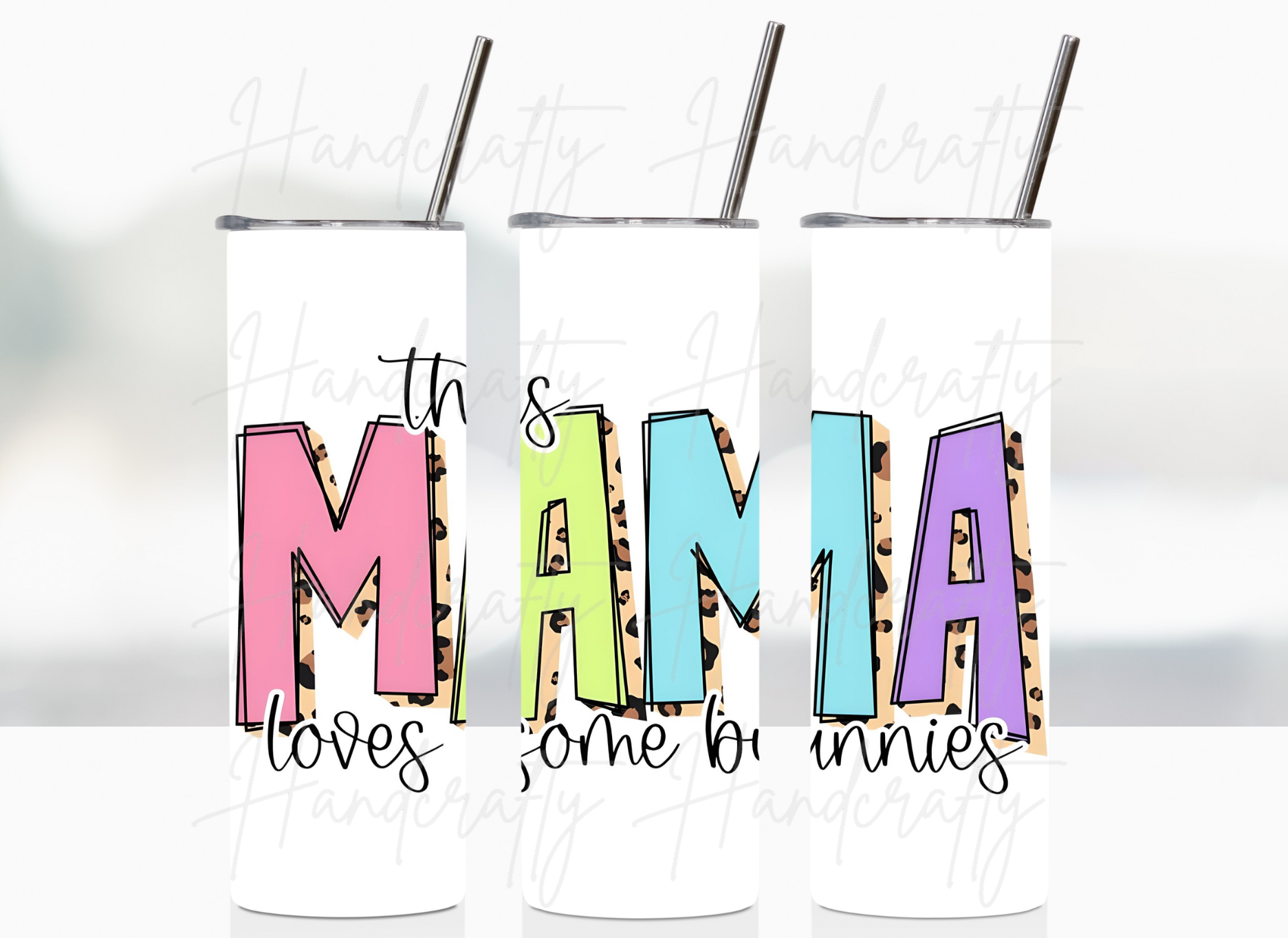 Easter tumbler, easter cup, easter mama tumbler, easter mama cup, easter mama insulated cup, easter mama insulated tumbler, easter insulated mama, easter insulated cup, this mama loves some bunnies, stainless steel tumbler, stainless steel cup, stainless steel insulated tumbler, stainless steel insulated cup