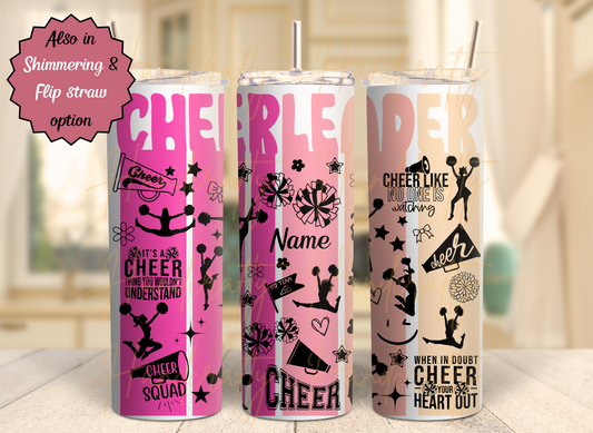 Cheerleader Tumbler, Sublimation Printed Tumbler, Cheerleading Gift, Insulated Bottle for Cheerleaders, Cheer Team Accessories, Stainless Steel Tumbler, Double-Wall Insulated Bottle, BPA-Free Tumbler, Engraved Cheerleading Bottle, Durable Cheerleader Cup, Personalized Cheer Tumbler, Custom Cheerleading Gift, Spill-Proof Travel Bottle, Hot & Cold Beverage Tumbler, Cheer Spirit Drinkware, Gifts for Cheerleaders, Cheer Coach Gift, Team Spirit Gear, personalized cheerleading gift, personalized cheerleader bottl