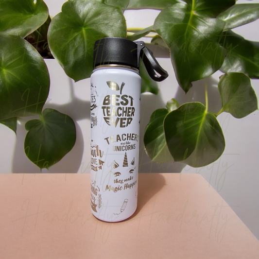 customized teacher gift, teacher water cup, teacher tumbler bottle, educator tumbler, stainless steel powder coated bottle, teacher gift, teacher appreciation gift, teacher accessories, water bottle for teacher school staff gift, custom teacher tumbler, personalized teacher tumbler, teacher themed merchandise, school worker gift, custom engraved insulated bottle, Custom engraved teacher tumbler, personalized teacher gift.