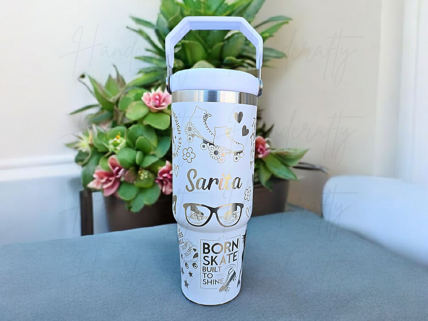 Laser engraved tumbler, Skater stainless steel tumbler, Skateboarder tumbler, Roller skater tumbler, Ice skater tumbler, Stainless steel skate tumbler, Skating gift ideas, Personalized skater tumbler, Insulated skater tumbler, Custom engraved tumbler, Laser engraved skateboard tumbler, Roller skating stainless steel tumbler, Ice skating travel mug, Double wall insulated tumbler for skaters, Skateboarding gift for him/her, Figure skater stainless steel tumbler, Roller derby tumbler gift, Cool tumbler for ska