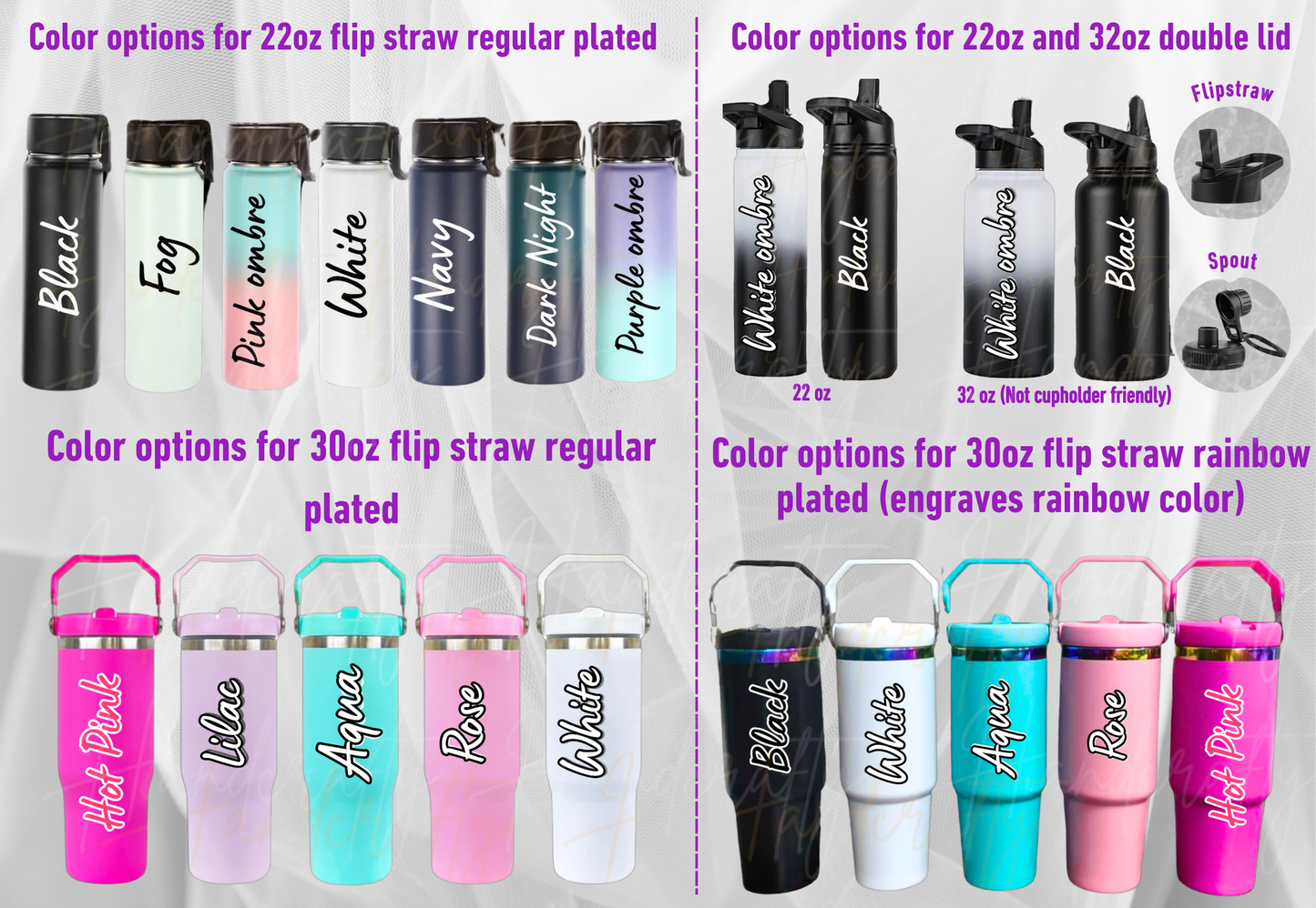 Personalized laser engraved cheer leader flip straw insulated tumbler, cheer coach insulated stainless steel tumbler cup, cheer team tumbler