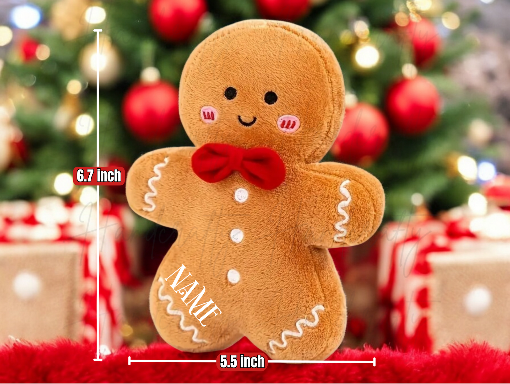 Personalized Stuffed Holiday Characters, Gingerbread Man Christmas Gift, Soft Christmas Plush for Kids, Custom Plush Holiday Decor, Bespoke Gingerbread Plush Toy, Christmas Themed Plush Toys, Adorable Holiday Plush, Festive Gingerbread Decorations, Cuddly Christmas Gingerbread Man, Sweet Holiday Keepsake, Christmas Gifts for Kids, Holiday Plush Decorations, Stocking Stuffer Ideas, Festive Plush Toys for Families Keepsake Holiday Plushies, Custom Name Gingerbread Plush, embroidered Christmas Plush