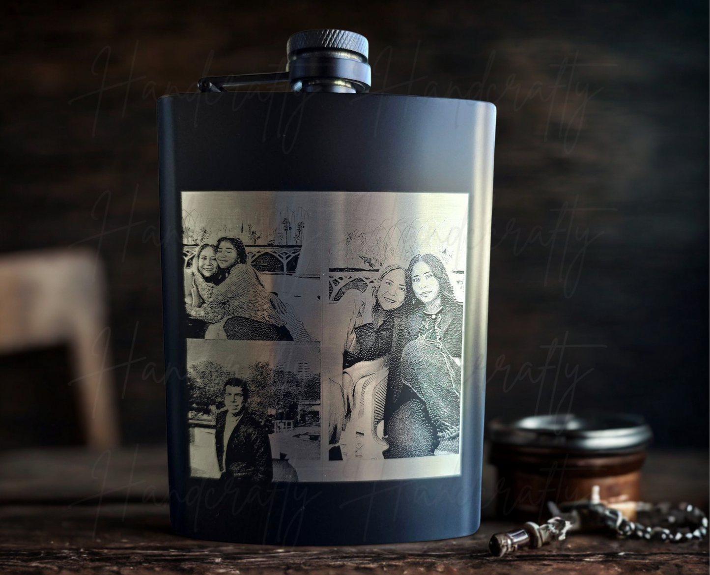 Custom photo flask, Laser engraved stainless steel flask, Personalized photo flask, Custom image flask, Photo engraved hip flask, Custom engraved liquor flask, Personalized stainless steel hip flask, Photo gift flask, Engraved photo drinkware, Custom flask with picture, Custom laser engraved flask with personal photo, Personalized stainless steel flask with image, Unique photo gift for him or her, Custom hip flask with engraved picture, Best personalized flask for weddings or anniversaries, mother’s day fla