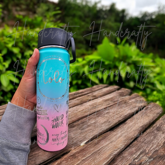 motivational gift, bottle for gift, gift ideas, personalized water bottle, self love motivational insulated tumbler daily affirmations, inspirational quotes, positive affirmations sports bottle mental health tumbler, self esteem tumbler, stainless steel tumbler, insulated motivational tumbler, double wall stainless steel tumbler for self esteem, laser engraved motivational bottle, laser engraved self esteem tumbler, laser engraved mental health tumbler, water bottle laser engraved