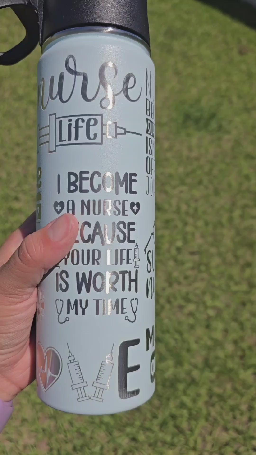 customized nurse gift, nurse water cup, nurse tumbler, nurse bottle, health care tumbler, stainless steel powder coated bottle, health care provider gift, nurse appreciation gift, Nurse accessories, water bottle for nurses, Hospital staff gift, custom nurse tumbler, personalized nurse tumbler, Medical professional tumbler, Nurse themed merchandise, Healthcare worker gift, custom engraved insulated bottle, Custom engraved nurse tumbler, personalized nurse gift, nurse graduation gift.