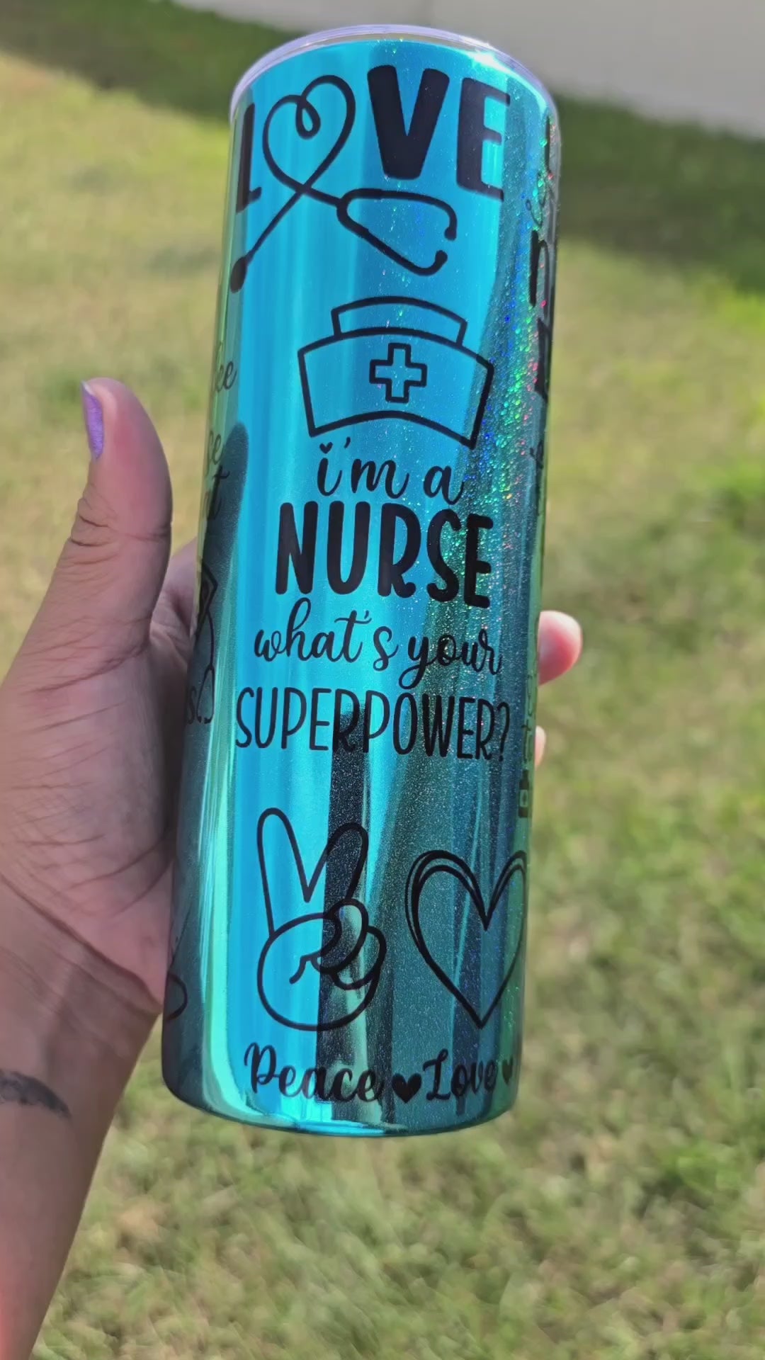 customized nurse gift, nurse water cup, nurse tumbler, nurse bottle, health care tumbler, stainless steel mirror iridescent shimmering tumbler, health care provider gift, nurse appreciation gift, Nurse accessories, bottle for nurses, Hospital staff gift, custom nurse tumbler, personalized nurse tumbler, Medical professional tumbler, Nurse themed merchandise, Healthcare worker gift, custom insulated bottle, Custom shimmering nurse tumbler, personalized nurse gift, nurse graduation gift.