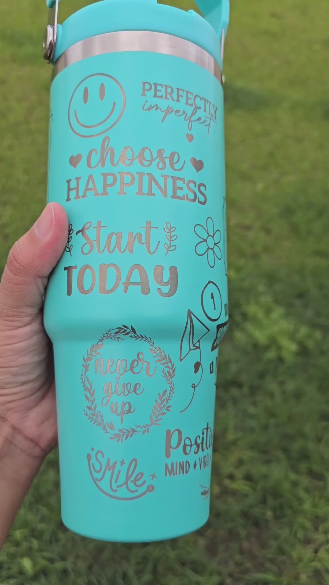 motivational gift, tumbler for gift, gift ideas, personalized tumbler, self love motivational insulated tumbler daily affirmations, inspirational quotes, positive affirmations tumbler, mental health cup, self esteem, stainless steel tumbler, insulated workout bottle, double wall stainless steel tumbler for self esteem, laser engraved motivational tumbler, laser engraved self esteem bottle, mental health tumbler, stanley dupe laser engraved, 30 oz tumbler with handle and flip straw laser engraved.