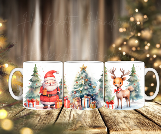 Winter wonderland christmas coffee mugs