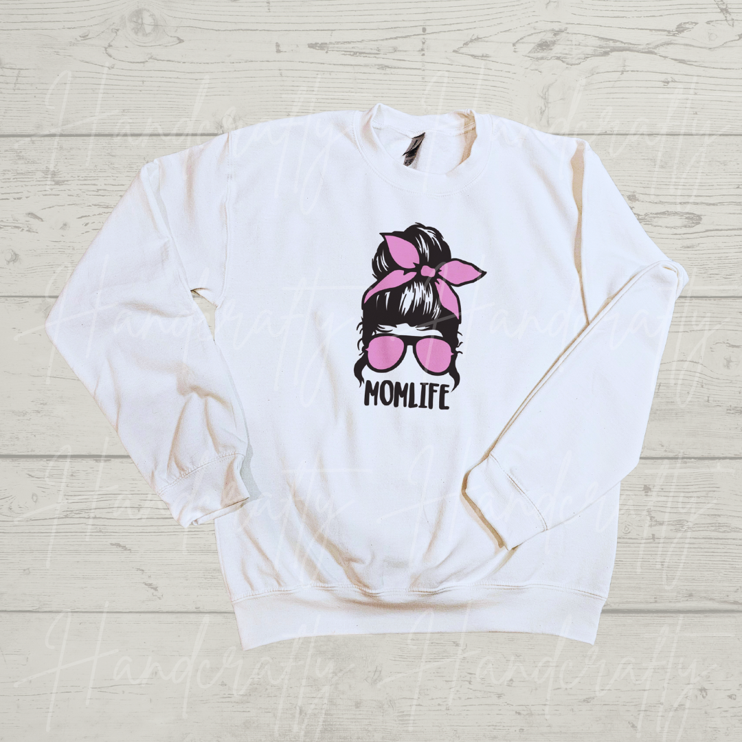 Mom life hand bleached t-shirt, Fleece & Hoodie