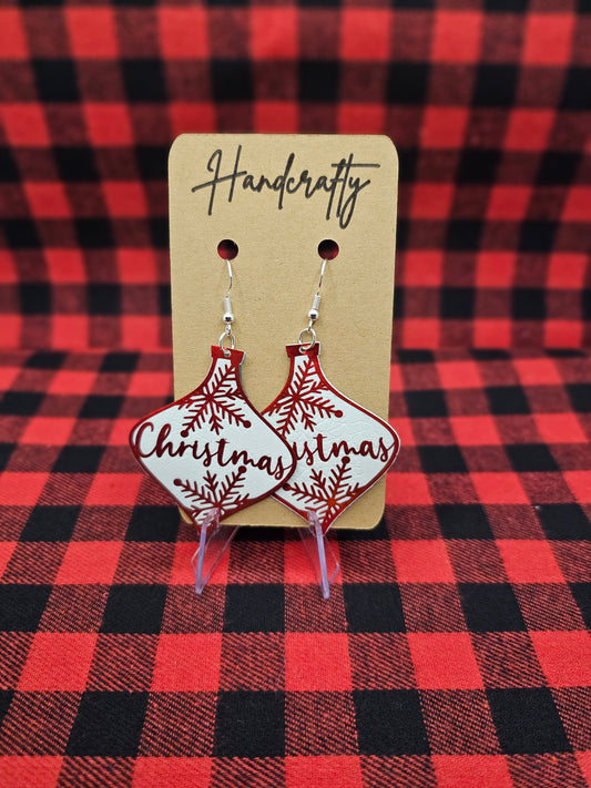 Handmade christmas earrings