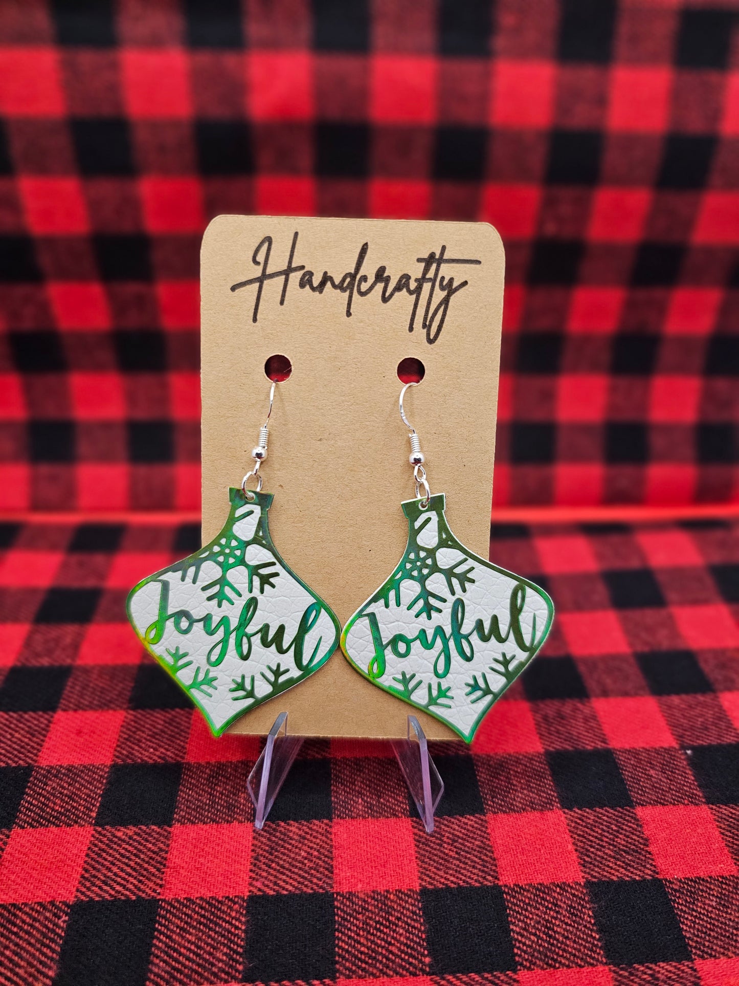 Handmade christmas earrings