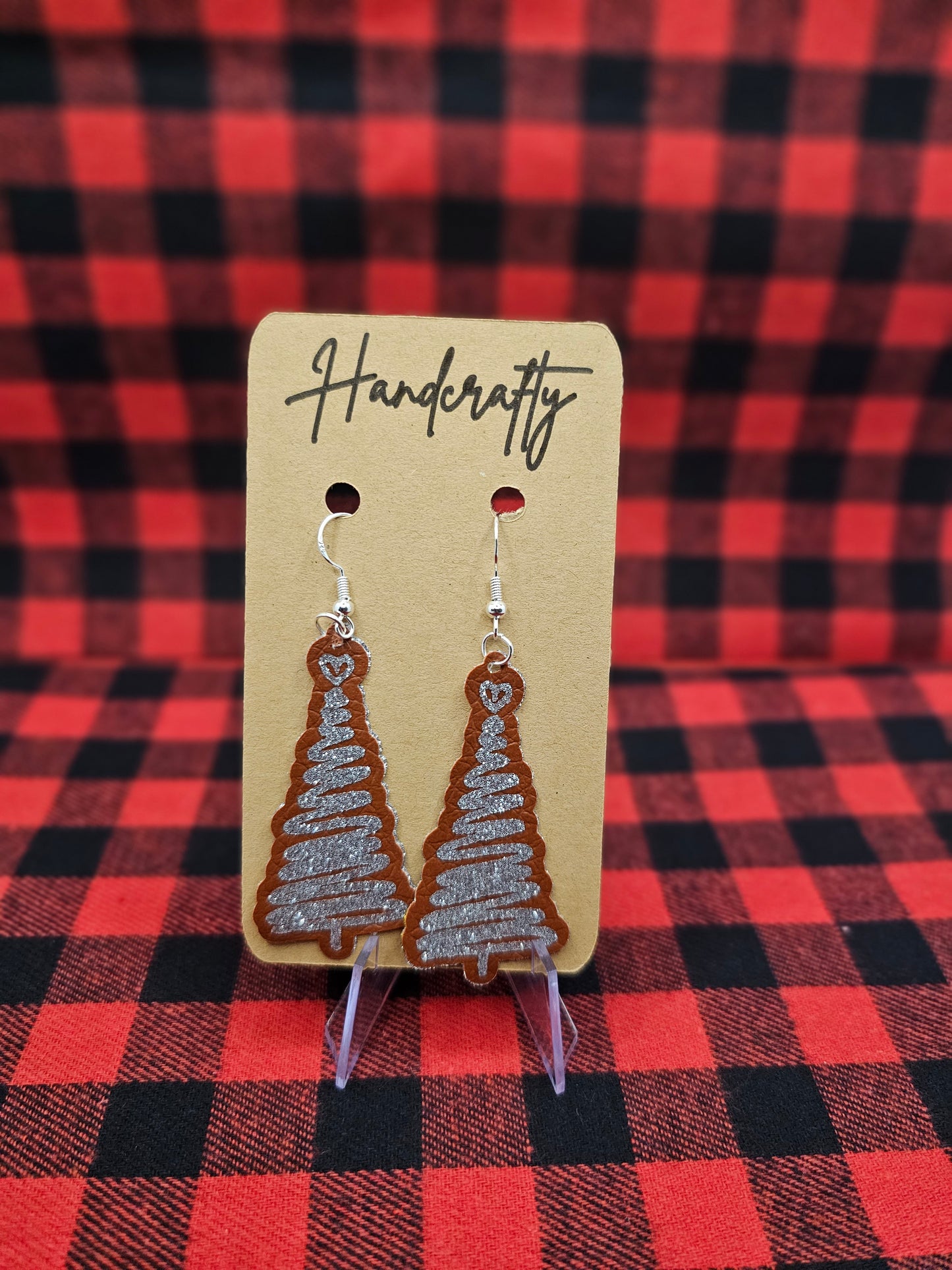 Handmade christmas earrings