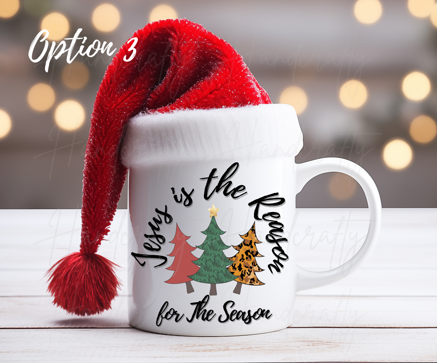 Jesus is the reason for the season christmas coffee mugs