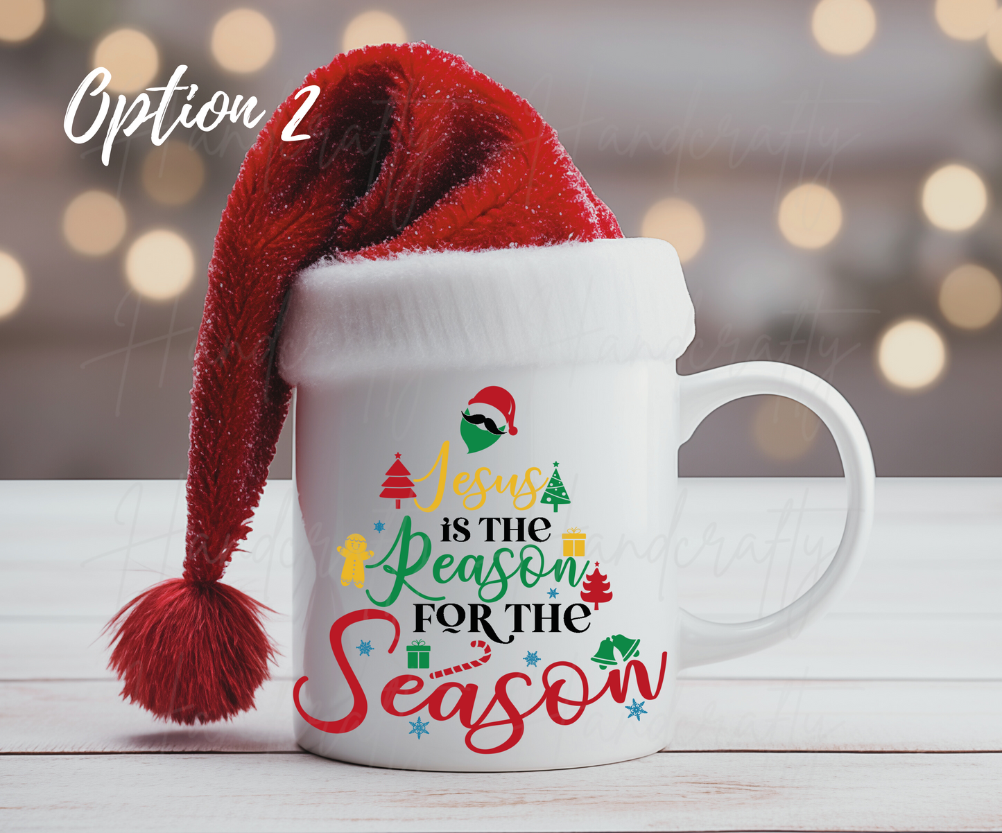 Jesus is the reason for the season christmas coffee mugs