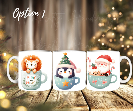 Cute christmas coffee mugs