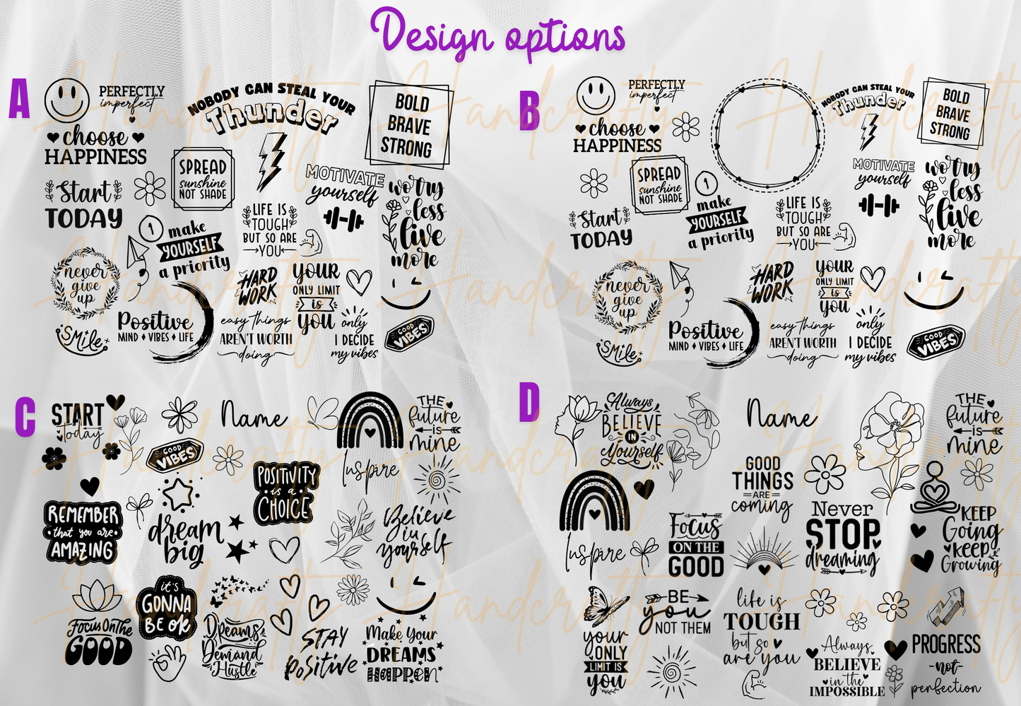 Motivational self esteem boost laser engraved stainless steel insulated tumbler cup, Personalized positive daily affirmations inspirational quotes bottle