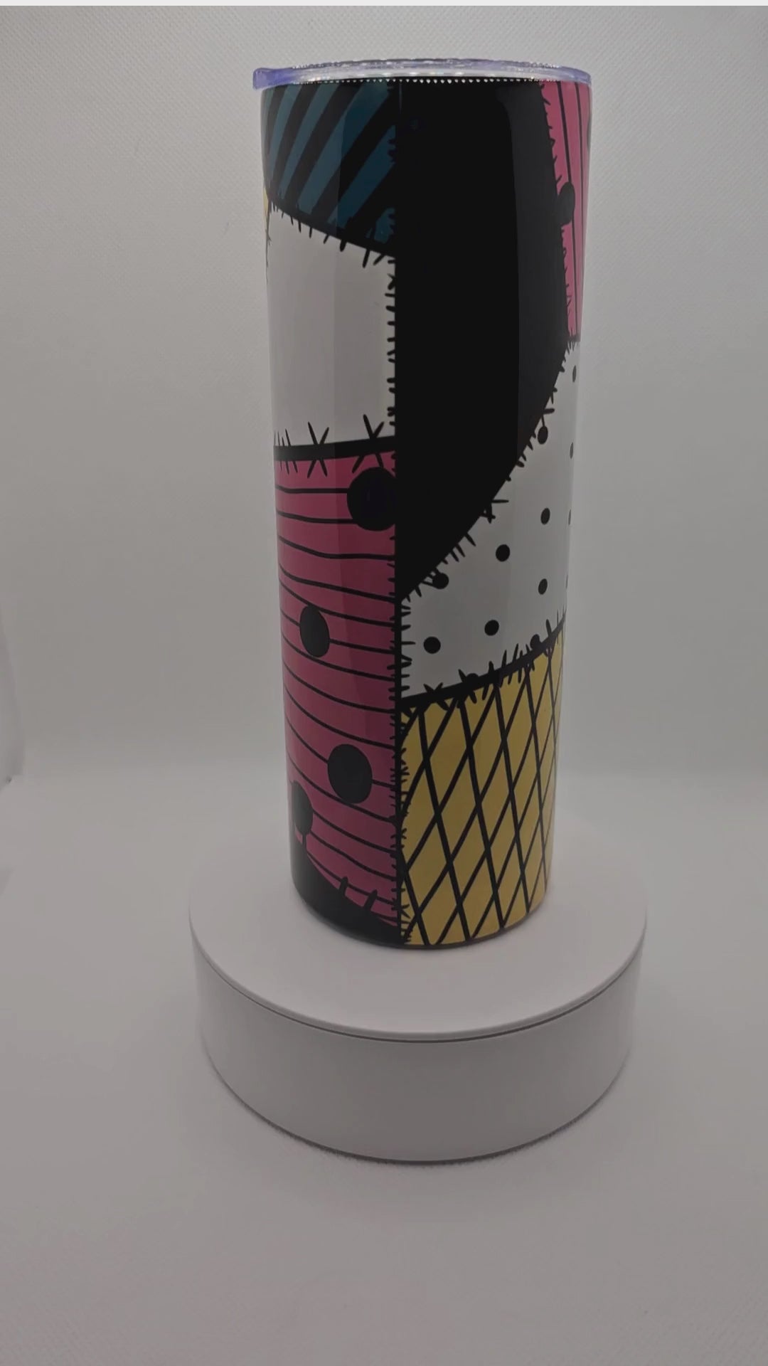 Sally from Nightmare Before Christmas insulated tumbler, Sally inspired insulated tumbler, customized tumbler, stainless steel tumbler.