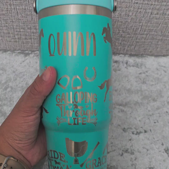 personalized horse tumbler, horse riding tumbler, equestrian tumbler, horse lover gift, horseback riding gift, custom horse bottle, engraved water bottle, laser engraved tumbler, horse girl gift, equestrian gift, horse riding water bottle, horse show gift, horse rider gift, custom name tumbler, horse owner gift, riding instructor gift, horse themed tumbler, personalized water bottle