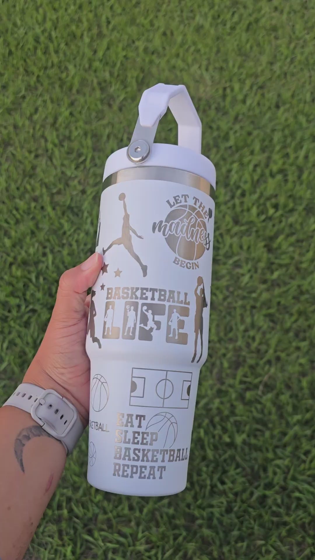 basketball tumbler, personalized basketball tumbler,, basketball water bottle, custom basketball cup, personalized water bottle, custom engraved tumbler, laser engraved tumbler, basketball gift, basketball player gift, basketball coach gift, basketball team gift, basketball girl gift, basketball boy gift, basketball mom gift, sports tumbler, custom sports bottle, personalized sports gift, basketball accessories, team gift, custom water bottle
