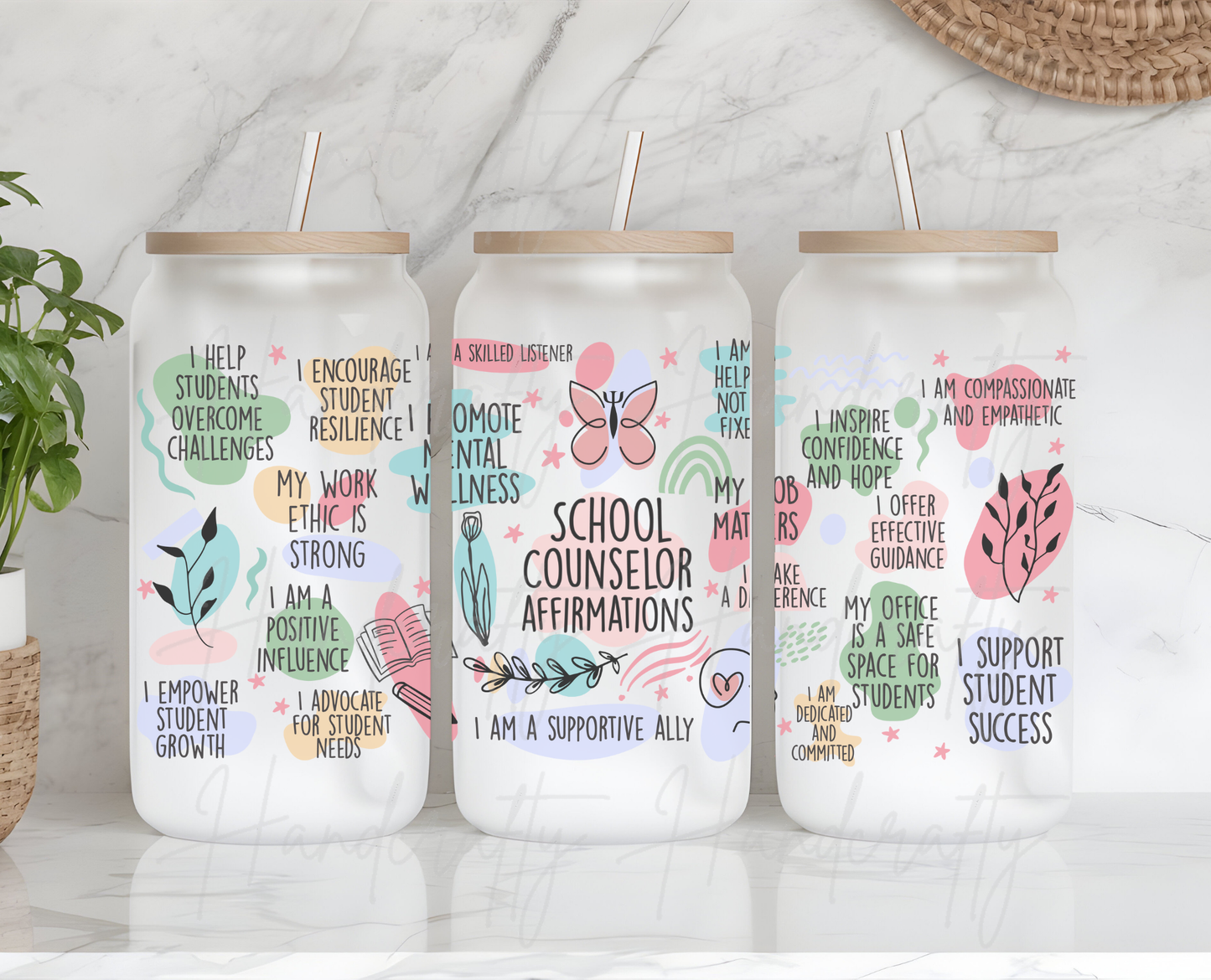 School counselor affirmations stainless steel tumbler, Motivational tumbler for school counselors, Positive affirmation drinkware for counselors, Insulated tumbler for student support professionals, Stainless steel tumbler for school counselors, Encouraging drinkware for school counseling professionals, Tumbler with motivational quotes for school counselors, Custom affirmation tumbler for counselors, Inspirational drinkware for student advisors, Durable tumbler for school counseling self-care, Insulated sta